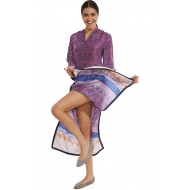 BRIANA LONG DRESS CHEYENNE SILK