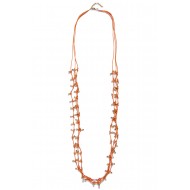 METALLIC FRINGE NECKLACE