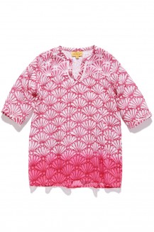 GIRLS SERAFINA TUNIC W BORDER LENAPE SHADED  