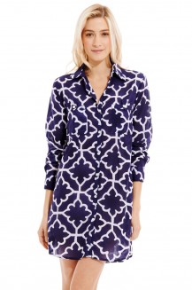 SHIRT DRESS MONACO POOL  